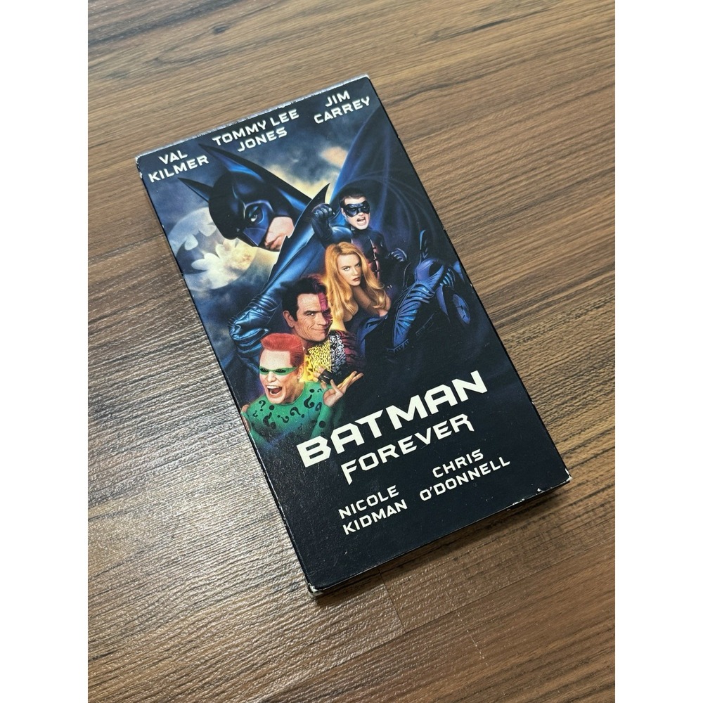Batman Forever (VHS Tape, 1995) Val Kilmer, Jim Carrey, Tommy Lee Jones